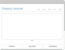 Tablet Screenshot of dariusassemi.com